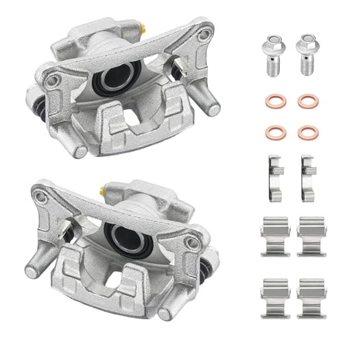 Image of BDFHYK 19-B2932 19-B2933 Rear Disc Brake Caliper Assembly Compatible with Mitsubishi Endeavor 2004-2008 /2010-2011 3.8L V6, GAS 2pcs