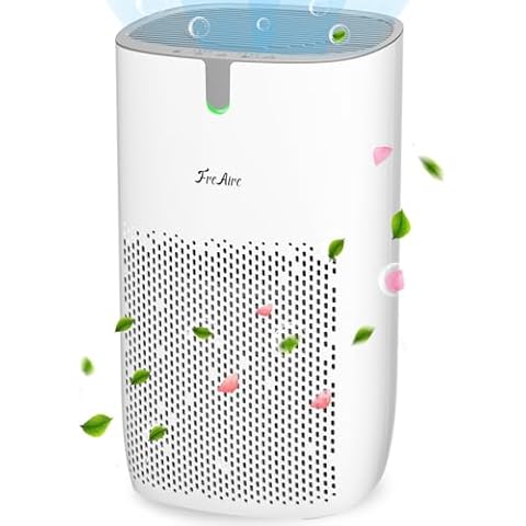 FreAire Air Purifier, Air Purifiers for Bedroom Up to 1420 Ft², Air Purifiers for Home with Air Quality Monitoring, Auto Mode For Home Large Room Bedroom Living Room (White), EPI266 Cover