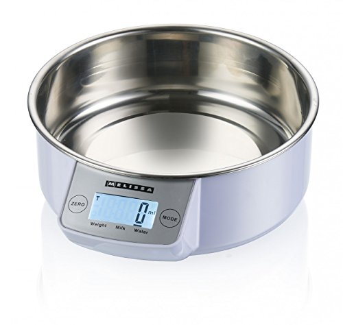 Preisvergleich Produktbild Melissa 16690060 Digitale Küchenwaage mit Edelstahl-Schüssel