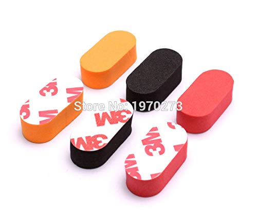 Occus Parts & Accessories QAV-R 220 Replacement M3 Sponge Landing Gear 3M Gyro Mounting Pad Shockproof for DIY Mini Drone180 210 250 FPV Quadcopter - (Color: 8pcs Black)