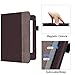 WALNEW Stand Case Fits Kindle Paperwhite 10th Generation 2018 (Model No.PQ94WIF) PU Leather Case Smart Protective Cover with Hand Strap, Coffe