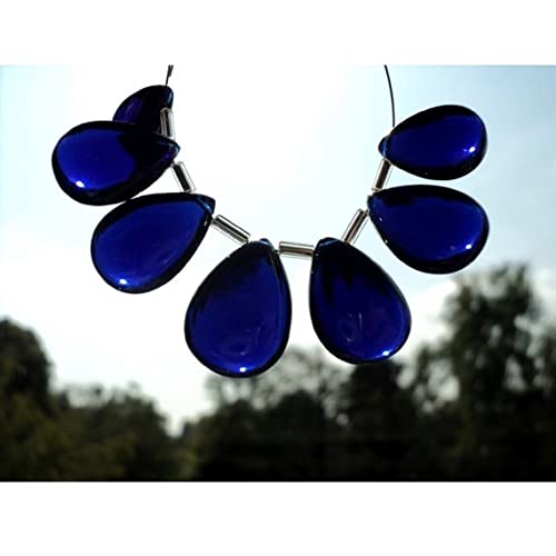 Quartz bleu briolette poire lkbeads pour création de bijoux de luxe