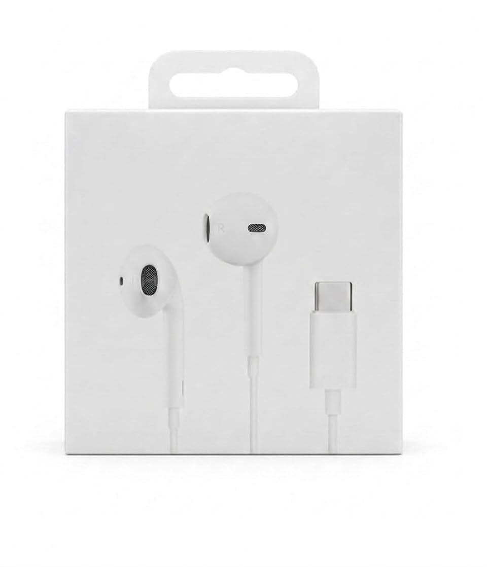 [Orginal] [Apple MFi Certified] USB-C Headphones Compatible with iPhone 17/16/15 Series, Wired USB-C Earphones with Built-in Remote & Microphone for Music, Calls & Volume Control with Galaxy & Pixel-picture-24