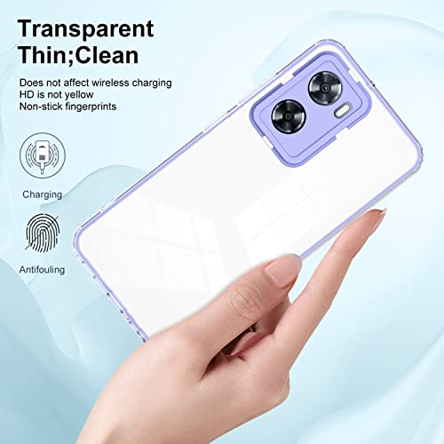 Crystal Clear per Oppo A77 5G Case Slim Fit Ultra