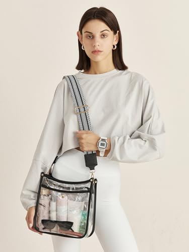 Image of CLUCI Clear Purse,Clear Bag For Stadium Events,Stadium Approved Crossbody Bag Purses for Women with Adjustable Strap