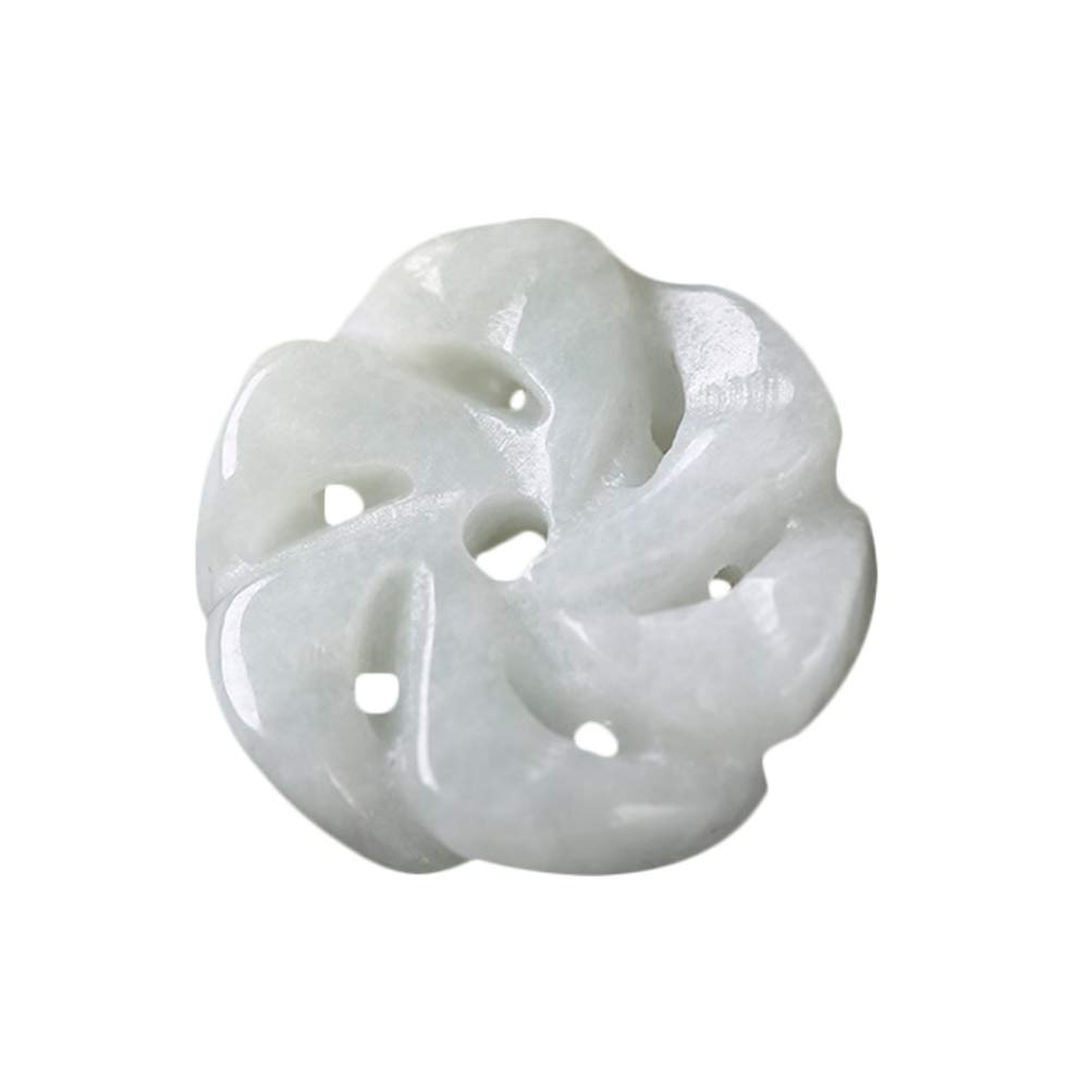 Holibanna Jade Carving Flower Hollow Out Jewelry Making Accessories for Necklace Hairpin Bracelet