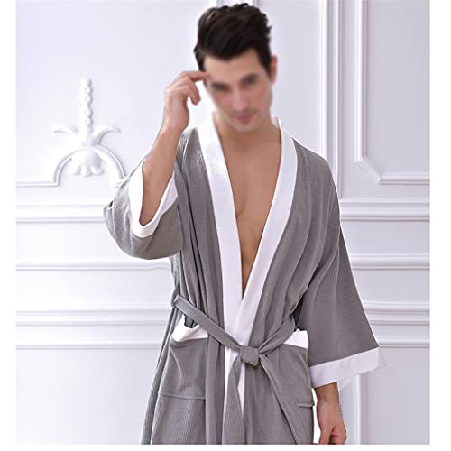 Kimono de baño de algodón para sauna y termas túnica caliente xl 6
