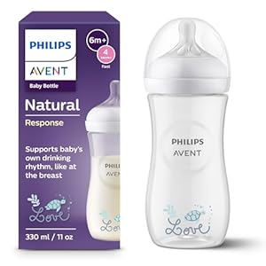 Biberon Natural Response Philips Avent 330 ml, Débit 4