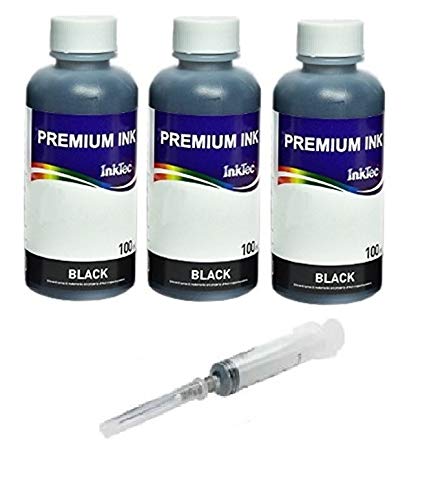 SC - Recarga de Cartuchos HP 302, 301, 62, 300, 901, 304, 303, 300, 901 Negro Negro 3x100ml