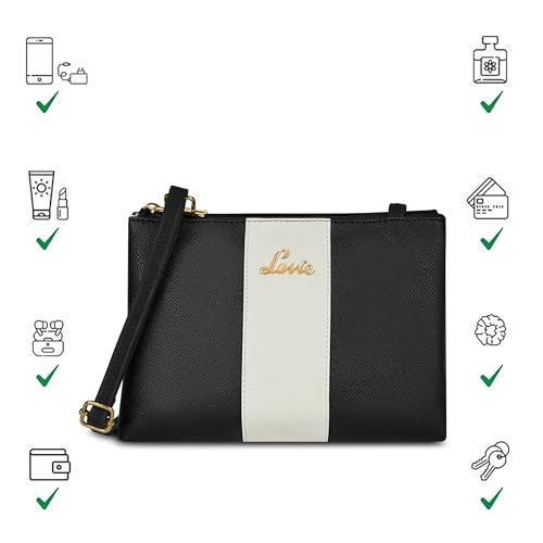 Image of Lavie Women's Lynn 2C Colorblock Crossbody Sling Bag | Top Zip Sling Bag | Ladies Purse Handbag | Gift for Women