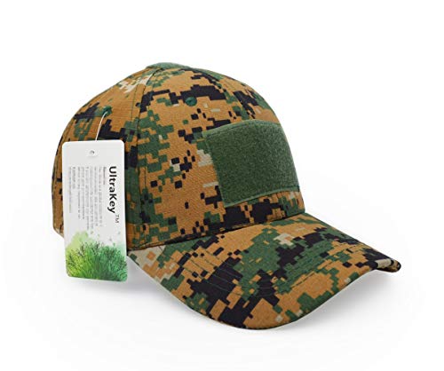 Image of UltraKey Military Tactical Operator Cap, Outdoor Army Hat Hunting Camouflage Baseball Cap