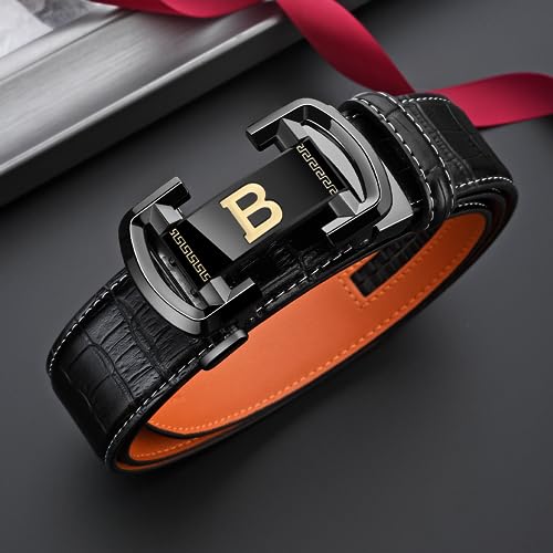 Ratchet Belt Click Slide Leather Belt 1.38 Inch2