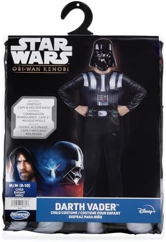 【 新品 】STARWARS COSTUMES STAR WARS Boys Darth Vader Costume, Kids Halloween Costume, Child