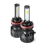 LEDフォグランプ H11 H8 H9 H16(国産車) 3色温度切替 一体式-POOPEE ヘッドライト DC12V車用 28W 両面発光 6000k/3000k イエロー・ホワイト切替え