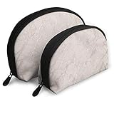 Multifunktionale Tasche: Die perfekte Schminktasche kann in die Brieftasche gesteckt werden. Zwei Kosmetiktaschen unterschiedlicher Gr??e mit Innentaschen und glatten Rei?verschlüssen sind ideal für Reisen, Urlaub, Gesch?ftsreisen, Fitness, Camping, Organisation von Badezimmern und Aktivit?ten im Freien.