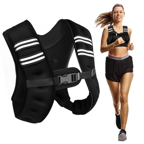 Image of Weighted Vest 6LB | 35LBS - Body Weight Vests Adjustable with Ironsand /Iron Block, for Walking, Strength Training, Running, Jogging, Functional Training, Bodyweight Training,for Man and Women