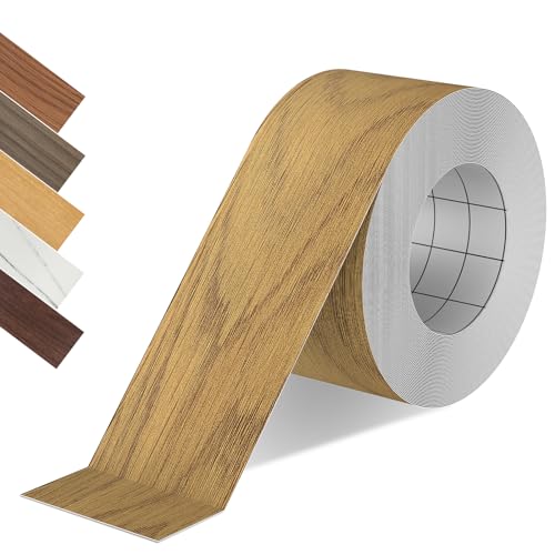 Image of Wood Grain Repair Tape, 2.4 inch X 50ft Self Adhesive Oak Grain Repair Patch for Tables, Chairs, Baseboards, Doors, Windows, Floors, Handicraft DIY.