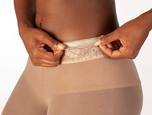 Hipstik Sheer Pantyhose for Women | Sheer Tights with Comfort Lace Top | Non Control Top Pantyhose | Nylon Sheers Hosiery3