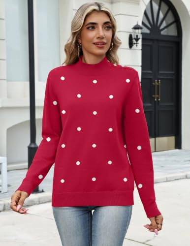 Zeagoo Womens Fashion Turtleneck Tops Ribbed Knit Sweaters Casual Pullover - image 4
