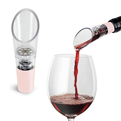 TenTen Labs Weinbelüfter und Dekanter Roségold 2er-Pack