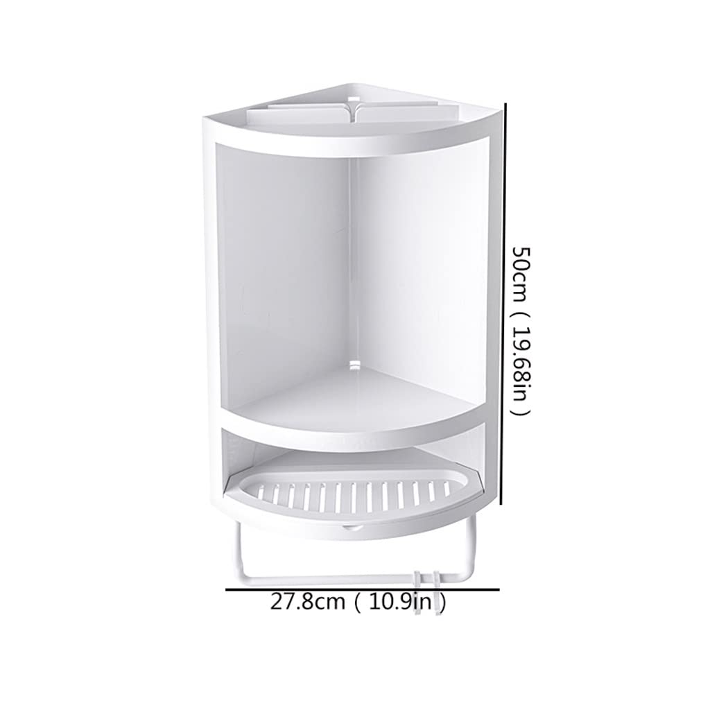 Badezimmerregal Badezimmer kostenloses Regal Küchenecke Rack Rack Bad Badezimmer Regal Lagerständer Schminktisch Kosmetik Organizing Rack Schwebendes Regal (Color : A)