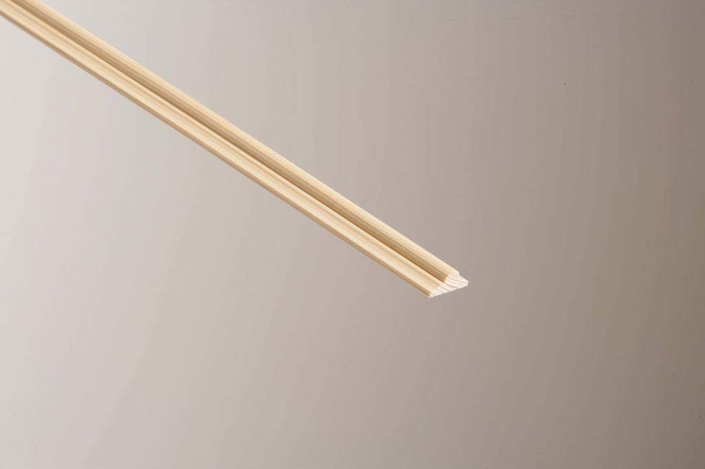 Cheshire Mouldings Astragal Decorative Moulding Pine - 9 X 21Mm 2.4M
