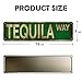 KooLL Street Sign Tequila Way Street Vintage Rustic Retro Wall Decor Funny Metal Tin Sign 4