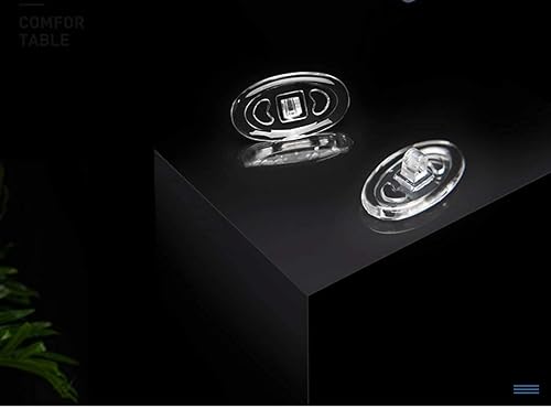 Miniatura 6 de BEHLINE - 5 pares de almohadillas de nariz de repuesto para gafas, almohadillas ovaladas de silicona suave para puente nasal, protectores de nariz