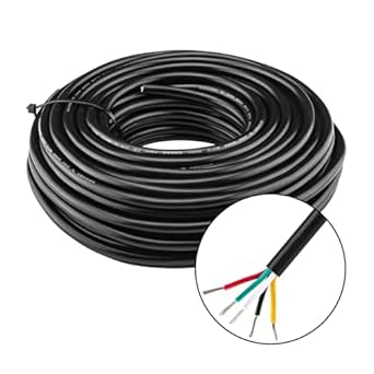 URCIANOW Elektrische Draad 22 AWG, 4 Geleiders, 0,3 mm², UL2464, 7 m, Gedraaide PVC-Kabel, Vertind Koperdraad URCIANOW Elektrische Draad 22 AWG, 4 Geleiders, 0,3 mm², UL2464, 7 m, Gedraaide PVC-Kabel, Vertind Koperdraad