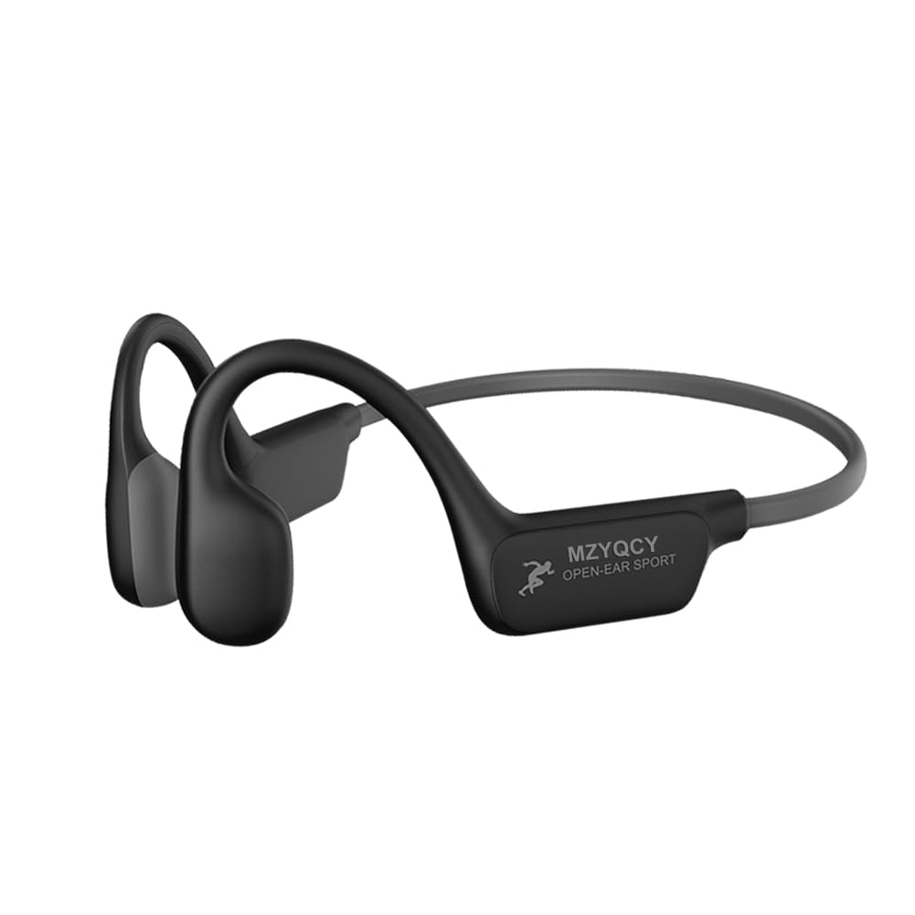 Cuffie a conduzione ossea, cuffie wireless Bluetooth 5.4 con microfono, cuffie Bluetooth sportive impermeabili IPX6, riproduzione 12 ore, per corsa, ciclismo, passeggiate, attività all'aperto