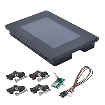 Ferwooh Nextion Intelligent 5.0 Inch Display NX8048P050-011C-Y Serial HMI TFT Capacitive Touch Screen 800x480 LCD Module with Housing Supports Audio Video