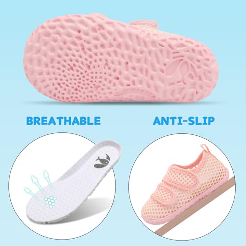 Image of FEETCITY Baby Boys Girls Water Shoes Infant Summer Sneakers Beach Swim Pool Shoe Barefoot Aqua Socks Lightweight