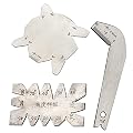 Utoolmart 3Pcs Drill Bit Angle Gauges Stainless Steel Drill Sharpener Tools S/S Angle Measuring Gage Hand Measure Tools