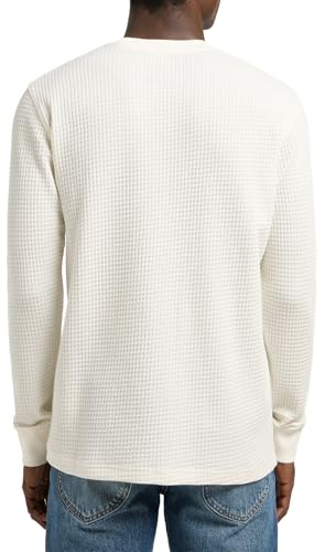 Lee Ls Waffle Tee T-Shirt Homme en maille gaufre à manches longues
