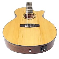 Cort CEC-5 Guitare Folk électro cordes Nylon Naturel brillant - Les Beatles, Paul McCartney, John Lennon, RIngo Starr, George Harrison Cort CEC-5 Guitare Folk électro cordes Nylon Naturel brillant – Image 4