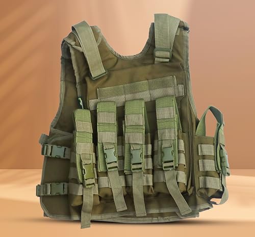 Image of Azad tactical vest for ary with stuff oragnizer and poches