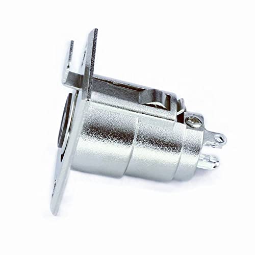 Adaptador conector XLR 3 pines hembra audio 6 piezas miniatura 4