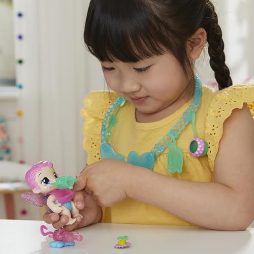 Baby Alive Glo Pixies Minis Carry ‘n Care Necklace Doll miniatura 2