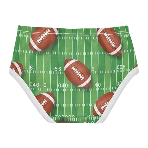 Cotton Toddler Underwear Floral Balls Rugby Brown Green Little Girl Panties Aesthetic Undies Kids Briefs 2t2