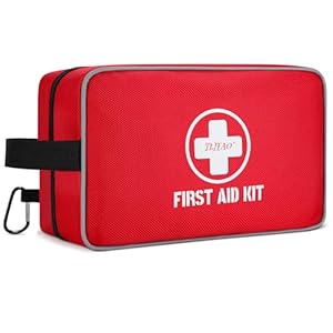 330 Piece First Aid Kit, Premium Waterproof Compact Trauma Medical Kits for Any Emergencies, Ideal for Home, Car, Travel, Camping, Hiking, Truck, Office, Sports (Medium)