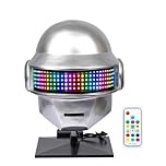 Pluscraft Deluxe Punk Helmet Cosplay Costume Mask for Men Halloween Party Music Festival Costume Accessories (LED Thomas Ver)