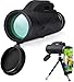 Produktbild RLOSQVEE Starscope Monocular Telescope,80X100 High Power HD Monokular Fernrohr Mit Smartphone Halter Stativ Wasserdichtes Monokular Mit Für Mit Für Vogelbeobachtung, Camping, Wandern, Reisen,Jagd
