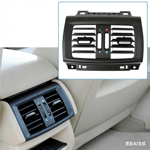 Marco rejilla aire premium para salpicadero de coche X4 F26 2015 con acabado exacto OEM 5