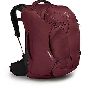 hiking backpack with detachable daypack