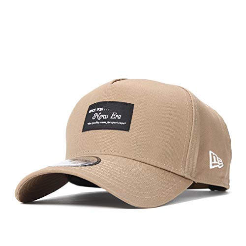 (ニューエラ) NEW ERA オンスポッツ別注 キャップ スナップバック 9FORTY A-FRAME BLACK PATCH カーキ FREE （サイズ調整可能）