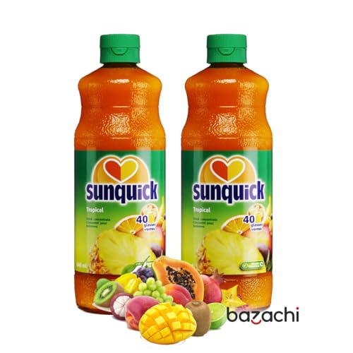 Sunquick Real Fruit Concentrate goût tropical intense rafraîchissement fruité duo - 3