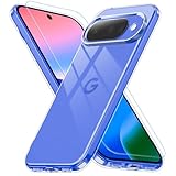 Google Pixel 10 ケース クリア 耐衝撃 グーグルピクセル10ケース 黄変防止 ガラスフイルム保護付き pixel10 米軍MIL規格 耐久性 ワイヤレス充電対応 スマホケース googleピクセル10カバー 6.3インチ ストラップホール付き 透明 AXAG