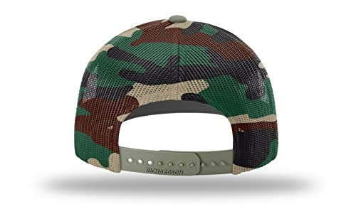 Image of Richardson 112 Trucker Hat - Premium Adjustable Snapback Hat - Structured Six Panel Richardson Blank Caps