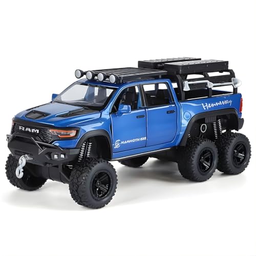 Image of RAM Mammoth Monster Truck Toy Car for Kids | Big Size Off-Road Pickup Truck Model with Built-in Jumpers Suspension | Heavy Duty Toy Vehicle for Boys & Girls