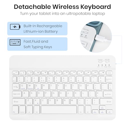 Funda teclado para iPad 11 y 10.9: escribe rápido y sin fallos con panel táctil 6